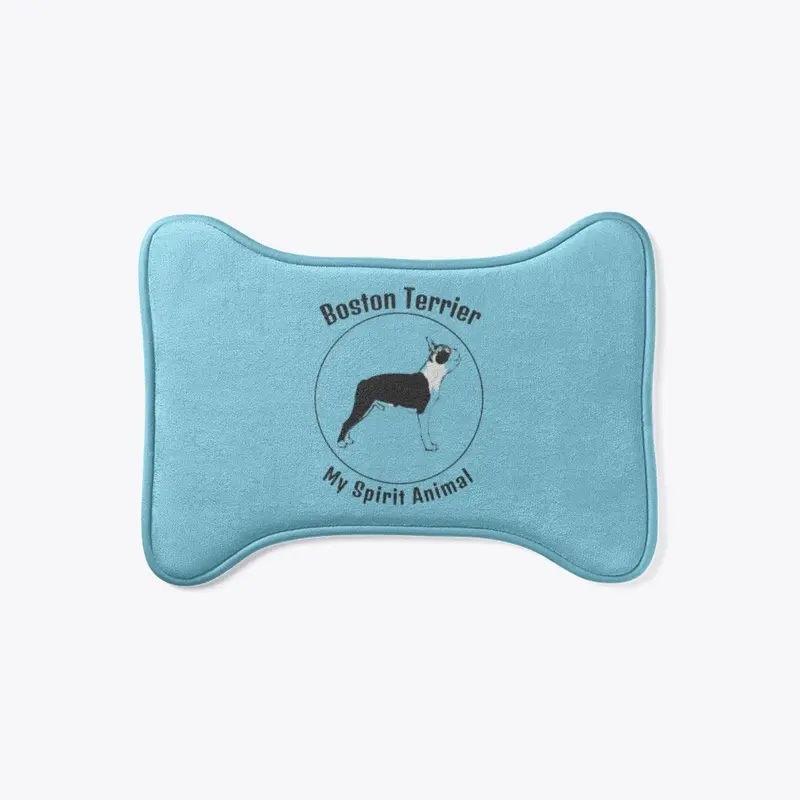 Boston Terrier Dog Food Mat